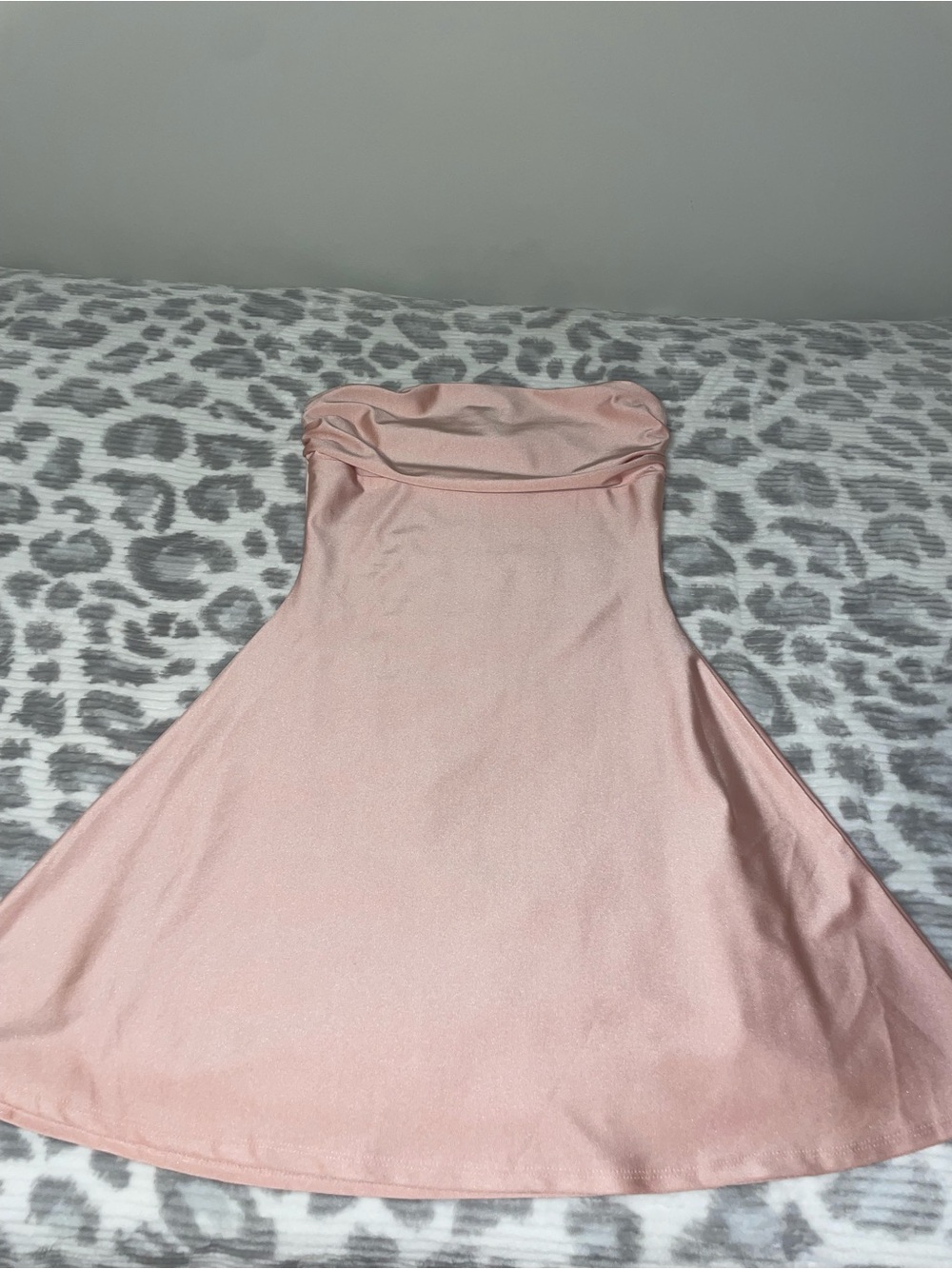 Windsor Strapless A-Line Dress in Light Pink
